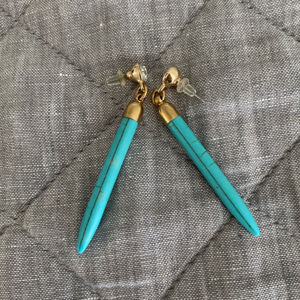 Dangle Stud Earrings - image 2